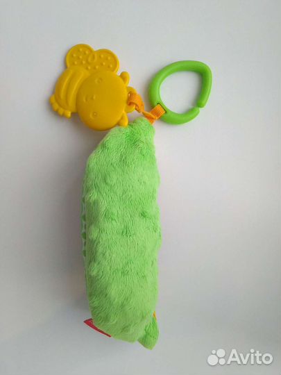 Мягкая игрушка Горошек Fisher Price с погремушками