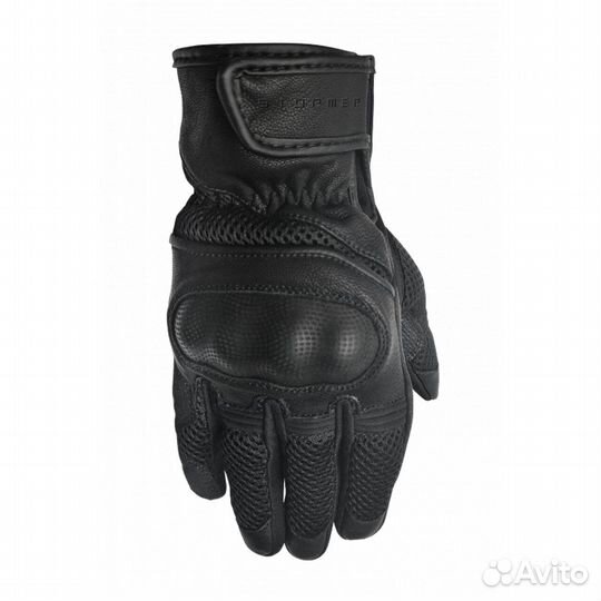 Motorradhandschuhe Stormer Cool Schwarz Черный