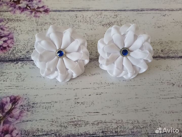 Школьные бантики ручной работы