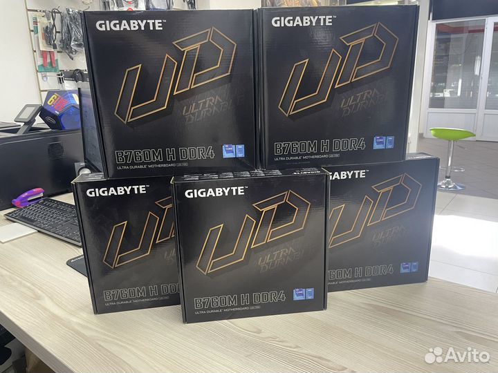 Комплект i3-12100F + gigabyte B760M H DDR4
