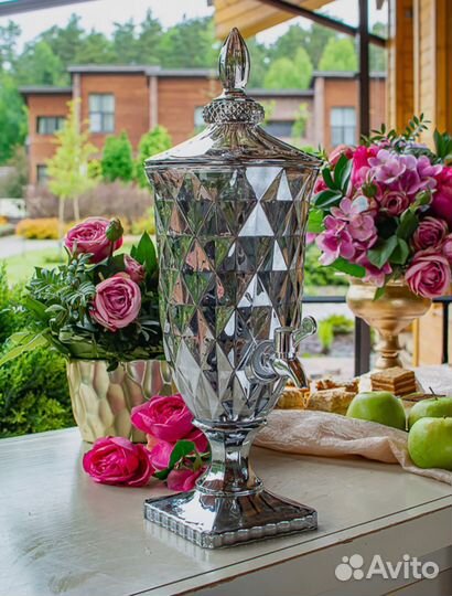 Лимонадница с краником, диспенсер для напитков