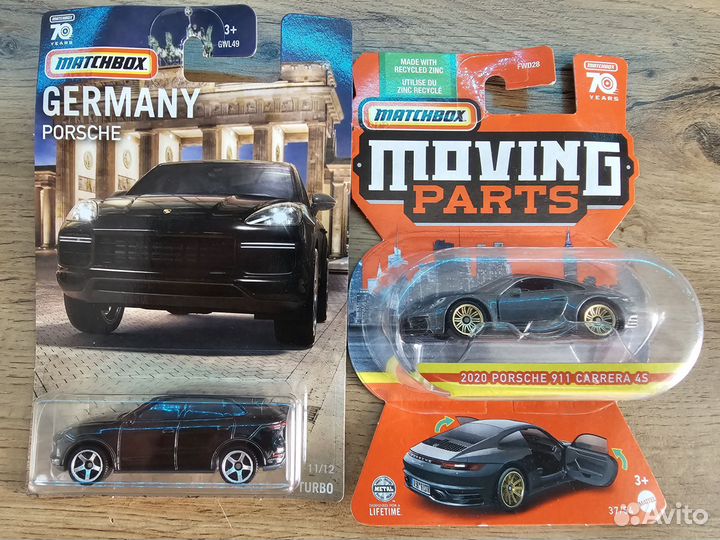 Matchbox модель Porsche. Moving parts