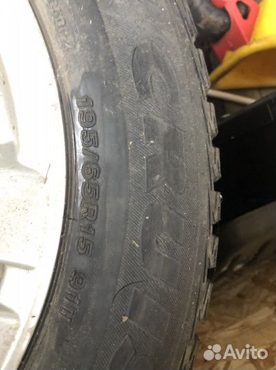 R15 Bridgestone Ice Cruiser 5000 195/65, PCD 5x114.3 DIA 54