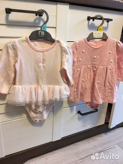 Платье-боди для девочки mothercare