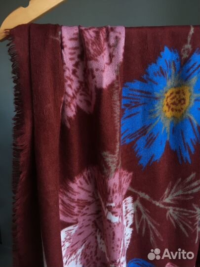 Большой кашемировый палантин шарф платок накидка