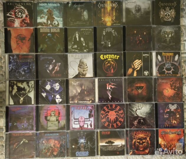 CD музыка rock metal disco