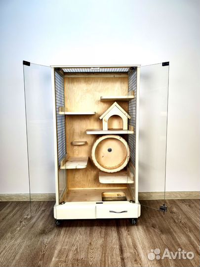 Витрина клетка вольер для шиншиллы