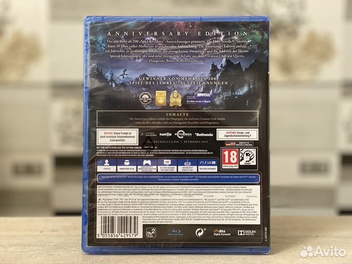 The Elder Scrolls V Skyrim Anniversary Edition Ps4