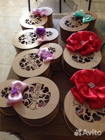 Упаковка для подарка на 8 марта, шкатулка сердце