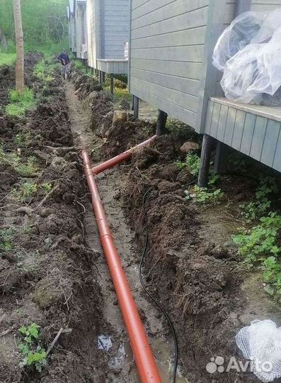 Установка канализации септик под ключ