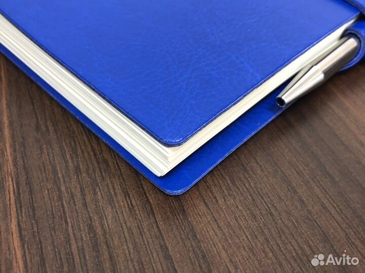 Ежедневник кожаный блокнот для записей А5