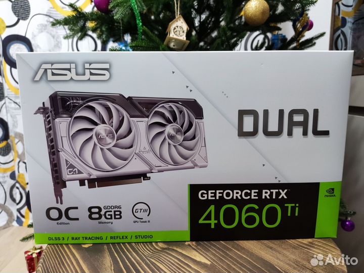 Новая видеокарта Asus RTX4060ti гарантия
