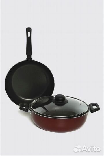 Жаровня с крышкой и сковорода 24 см Scovo