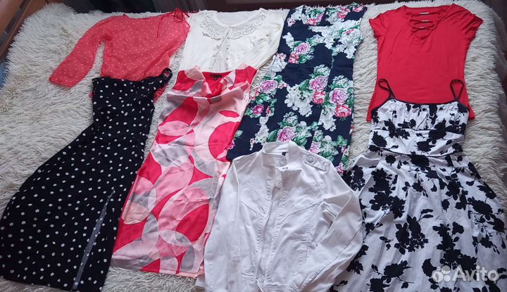 Вещи пакетом 42 раз.(VeroModa,H&M, Hermes,Orsey)