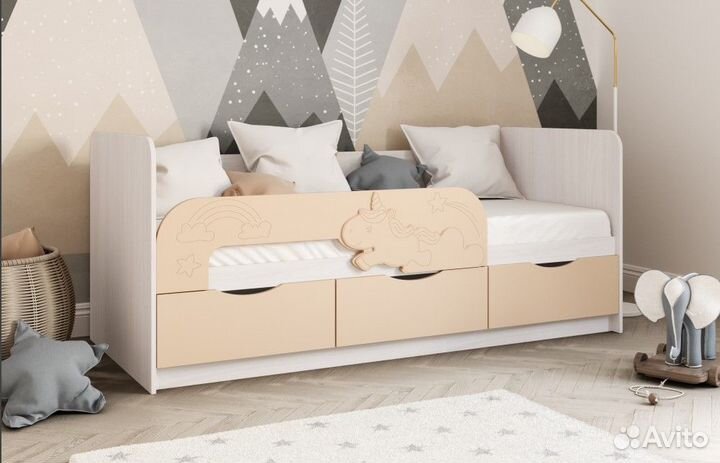 Детская кровать Единорог