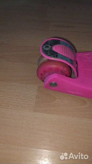 Самокат City ride розовый до 40 кг