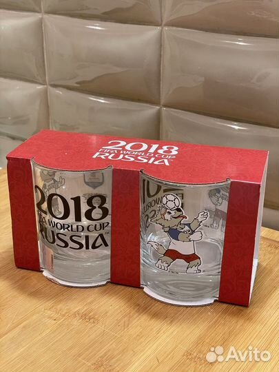 Стаканы FIFA 2018 набор 2шт