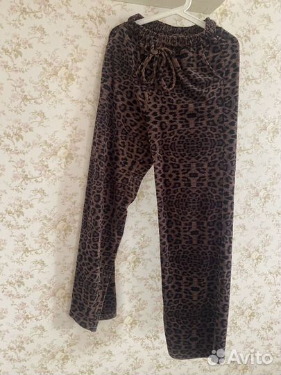 Велюровый костюм philipp plein leopard