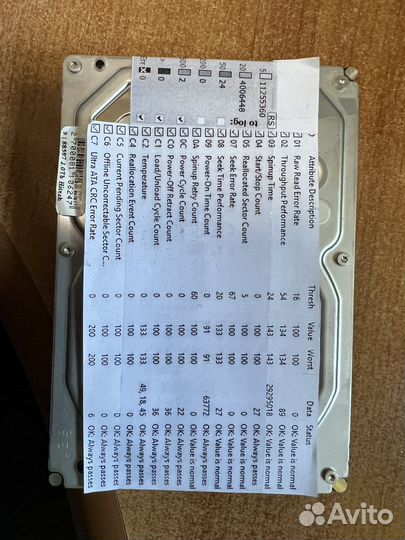 Жесткий диск 2tb hitachi 7200rpm SATA