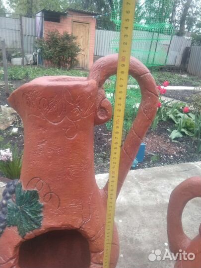 Бетонные уличные вазоны ручной работы