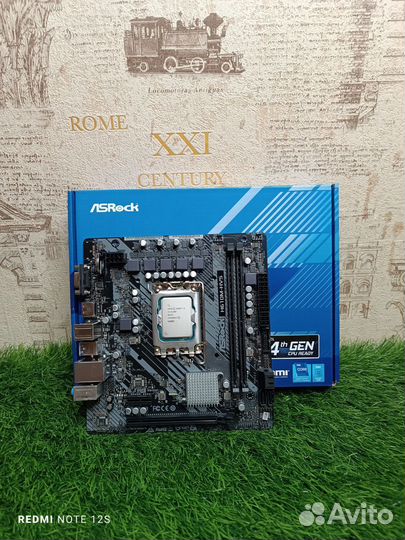 Новая игровая связка I3 12100f + H610 LGA 1700