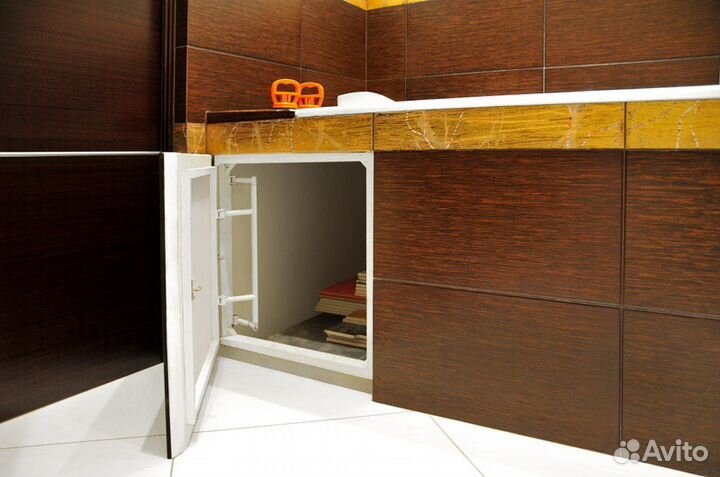 Смотровой люк в ванной под плитку