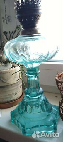 Старинная лампа керосиновая