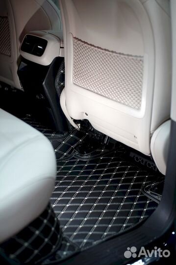 3D коврики из экокожи Mercedes