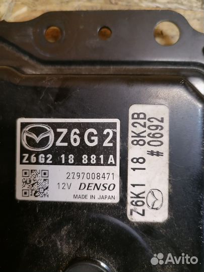 Эбу двигателя Mazda 3 BM 1.6 Z6