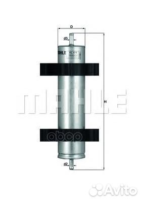 Фильтр топливный BMW E46 1.8D/2.0D KL478 Mahle