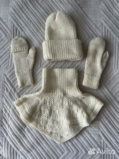 Шапка женская вязаная ручная работа