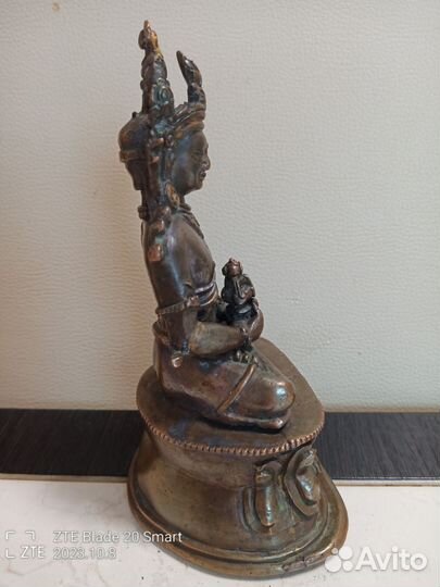 Будда Амитаюс бронза 19 век. Китай