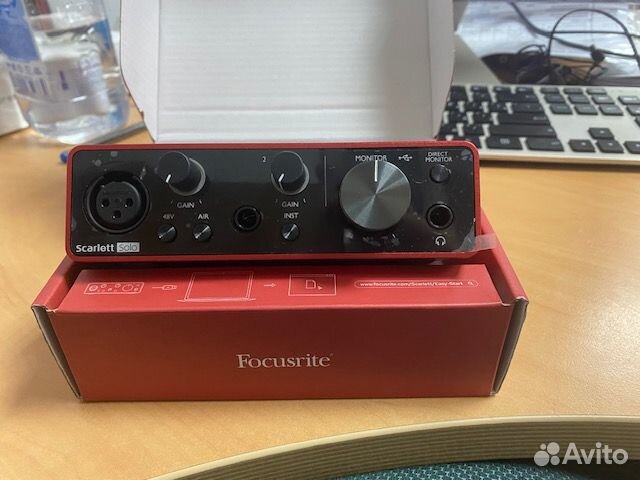 Focusrite Scarlett Solo 3rd Gen аудио интерфейс US