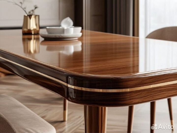 Стол кухонный / обеденный 1200х700мм со шпоном оре