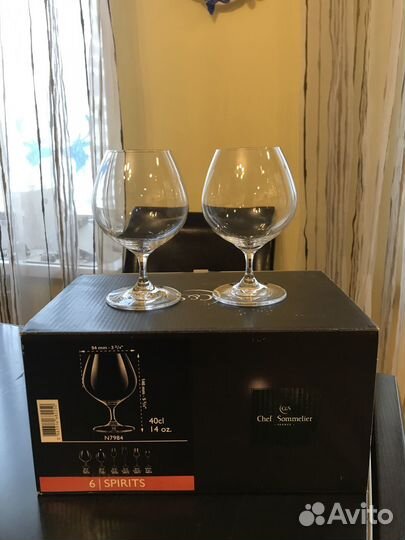 Набор бокалов для коньяка, Франция