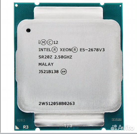 Intel Xeon E5-2678 v3 (X99) 12 ядер/24 потока