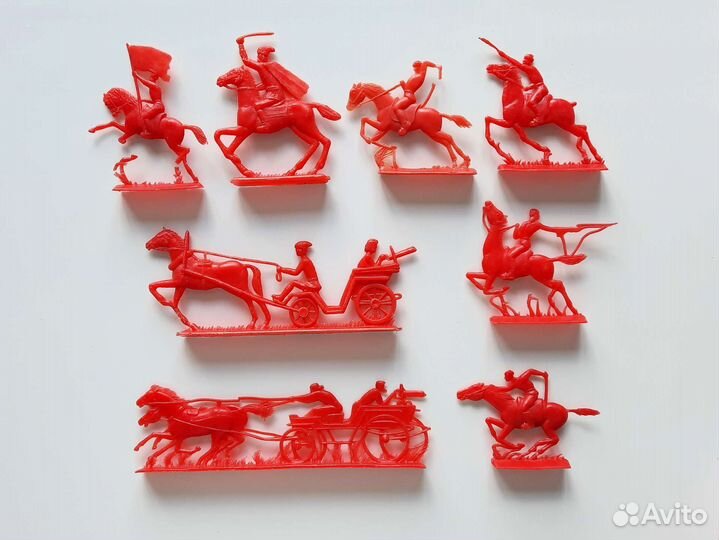 Набор солдатиков Конница Буденного СССР, 8 шт