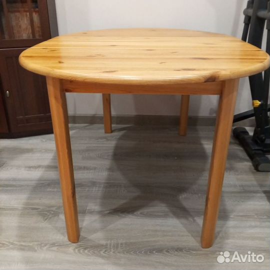 Стол деревянный обеденный раздвижной (IKEA)