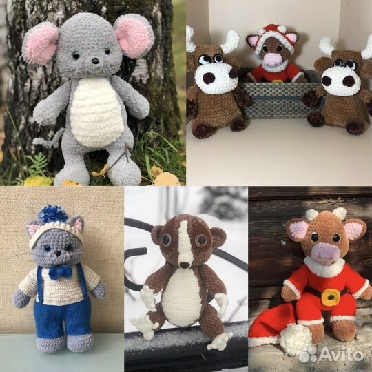 Вязаные игрушки на заказ