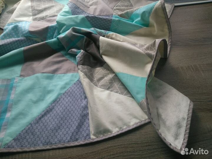 Лоскутный плед