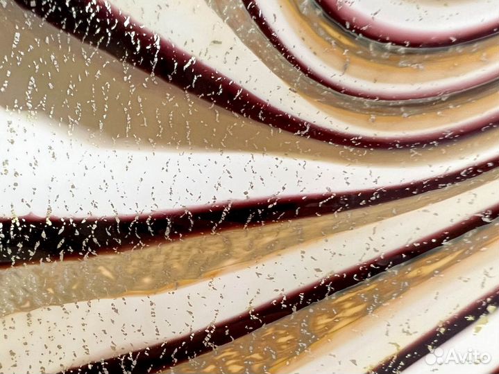 Винтажная фруктовница, Италия, стекло, 1990 гг