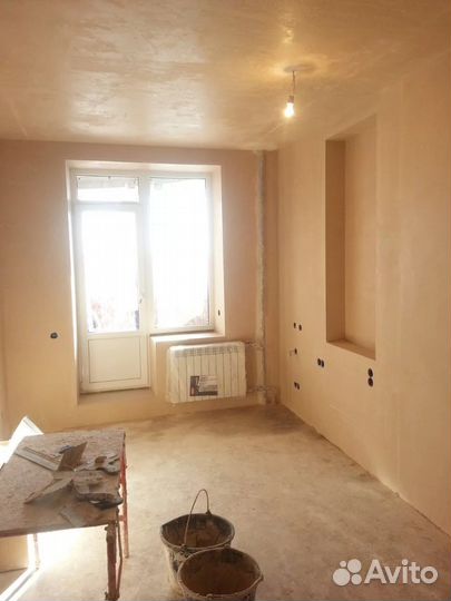 Штукатурка стен механизированная машинная