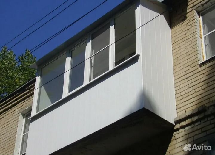 Остекление пвх с отделкой