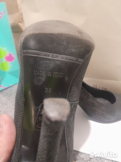 Туфли женские 38 размер натуральная кожа италия