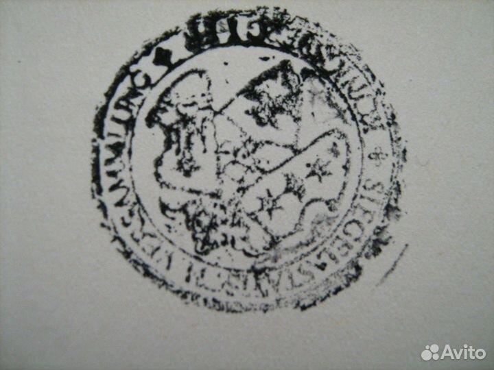 Старинная литография антиквариат