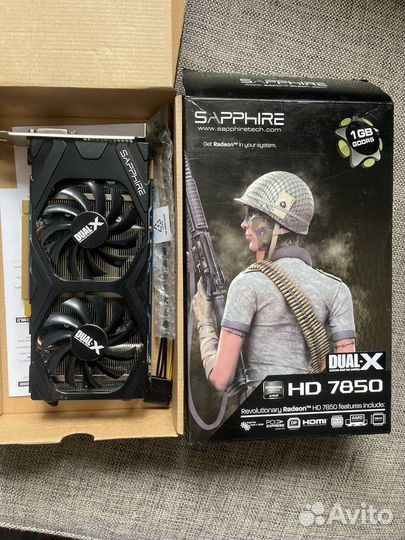 Видеокарта sapphire hd 7850 1GB