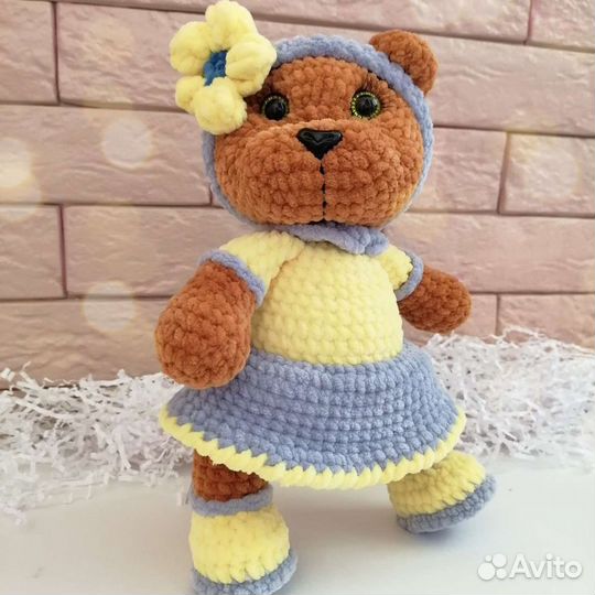 Вязаный мишка