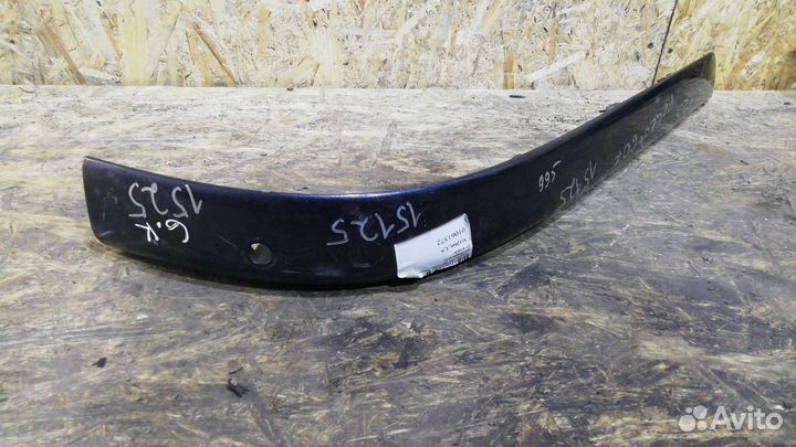 Молдинг заднего бампера левый Peugeot 607 рест