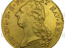 Франция Людовик XVI 2 луидора 1786 D ннр UNC