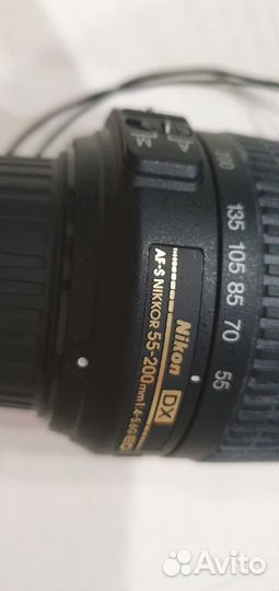 Фотообъектив Nikon AF-S nikkor 55-200mm 1:4-5.6G